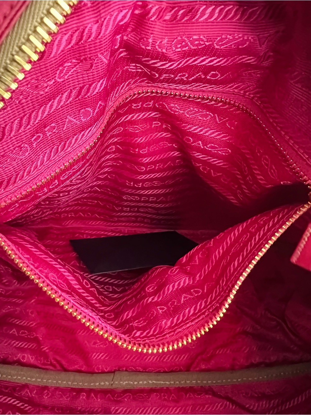 Prada Canapa Stampata Venez Shoulder Bag - Picture 8 of 14
